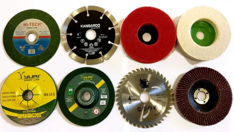 many types of angle grinder disc