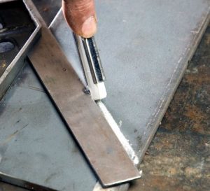 mark the metal before cutting