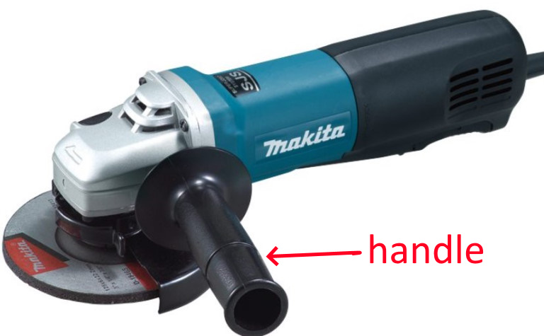 Makita angle grinder discount handle